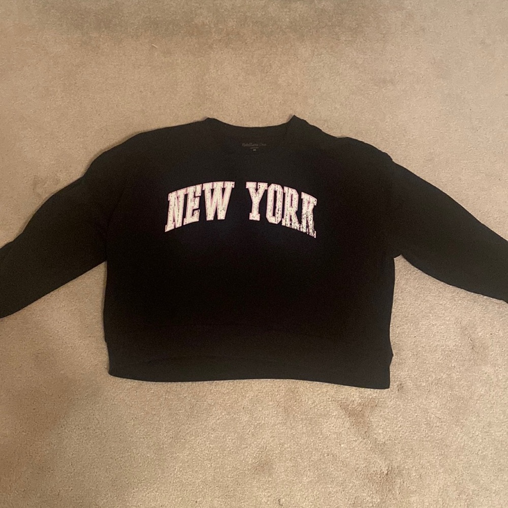 Rebellious One Black “New York” Sweatshirt